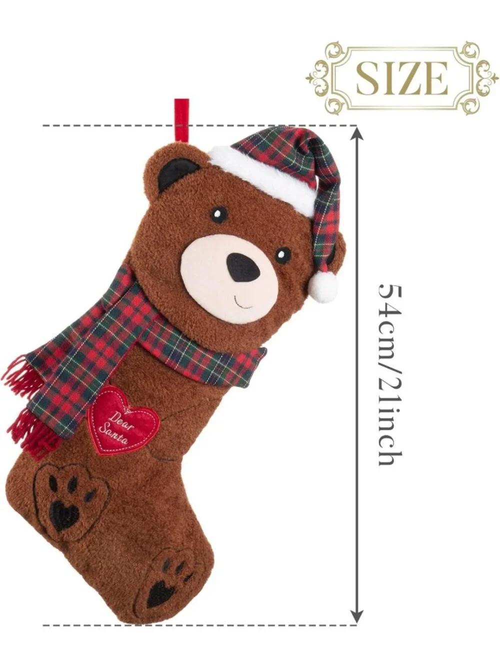 Cute Plush Christmas Stockings - 21